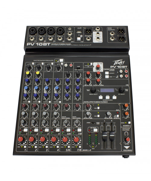 CONSOLA 10 CANALES, 4 XLR...