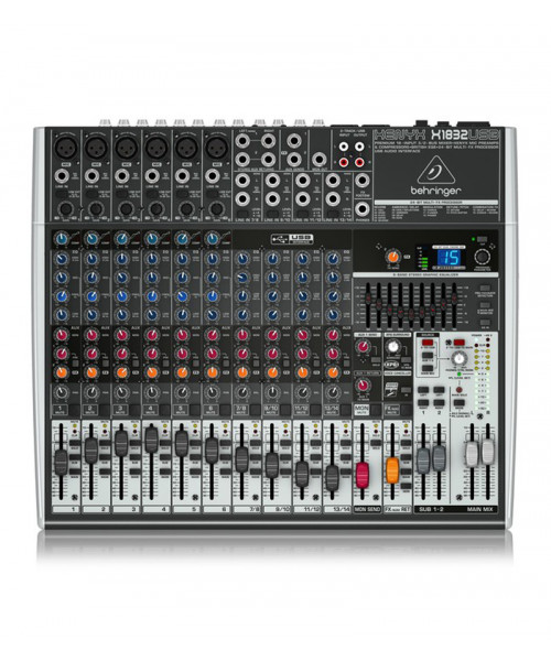 CONSOLA 14 CANALES C/USB 6 XLR