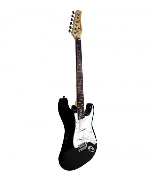 GUITARRA ELECTRICA CON FORRO  (NEGRA)
