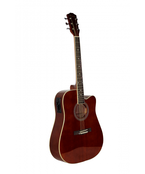 GUITARRA ELECTRO ACUSTICA 41'' CUTAWAY CON FORRO
