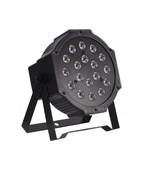 LUZ REFLECTOR 18 LED*1.5W RGB AC110-220V
