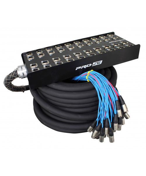 MEDUZA 32 XLR-8 XLR RETORNOS 100FT CONECTORES NEUTRIK
