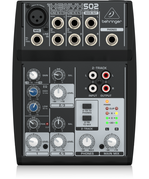 CONSOLA 5 CANALES 1 XLR
