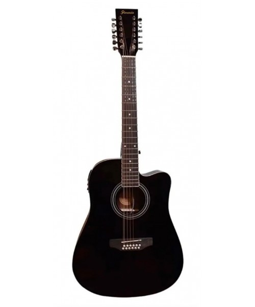 GUITARRA ELECTRO ACUSTICA DE 12 CUERDAS (NEGRO)
