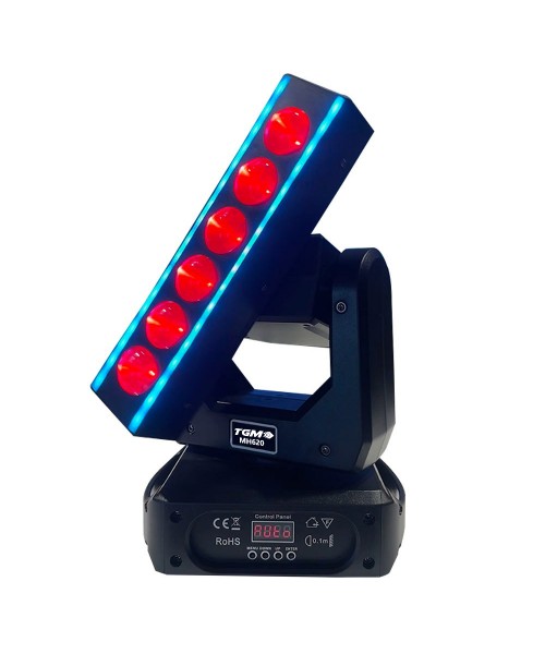 LUZ CABEZA MOVIL 6*20W RGBW