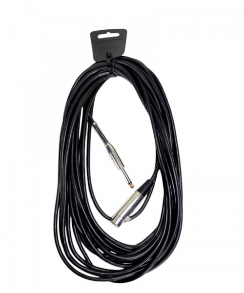CABLE PARA MICROFONO 1/4 MACHO A CANON HEMBRA 33FT.
