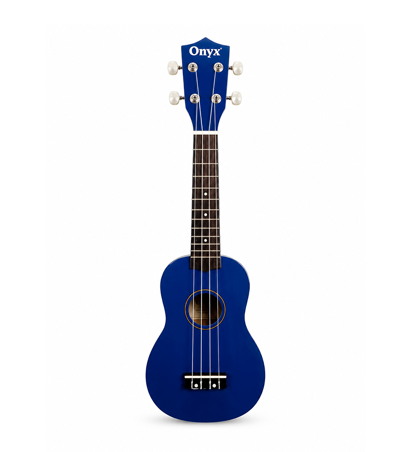 A-KU-BW-U UKULELE SOPRANO ONYX CON FORRO (AZUL) - Imagen 1