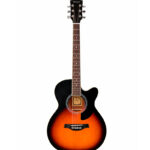 GUITARRA ACUSTICA 41'' CUTAWAY ONYX CON FORRO (SUNBURST)