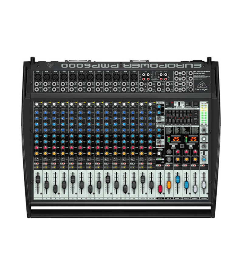 BEHR-PMP6000 CONSOLA AMPLIFICADA 1600W 20 CANALES C/FEEDBACK - Imagen 1