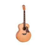 GUITARRA ELECTRO ACUSTICA CON FORRO Y STAND (NATURAL)