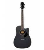 GUITARRA ACUSTICA 41'' CUTAWAY ONYX CON FORRO (NEGRA)