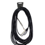 CABLE PARA MICROFONO 1/4 MACHO A CANON HEMBRA 33FT.