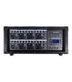 COMBO DE AMPLIFICADOR 8 CANALES CON USB, SD, FM + 2 BOCINAS DOBLE 15" + MIC. Y CABLE - Imagen 3