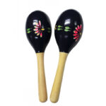MARACAS 8" EL PAR (COLOR AZUL)
