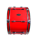BOMBO 22" X 12" CON PECHERA (ROJO) - Imagen 2