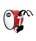 BOMBO 22" X 12" CON PECHERA (ROJO)