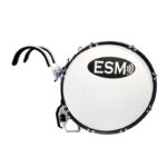 BOMBO 22" X 12" CON PECHERA (BLANCO)