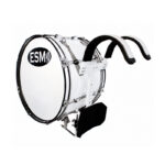 BOMBO 22" X 12" CON PECHERA (BLANCO)
