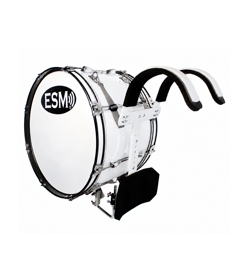 ESM-EBMB-2212-WH BOMBO 22" X 12" CON PECHERA (BLANCO) - Imagen 1