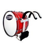 BOMBO 24" X 12" CON PECHERA (ROJO)