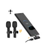 MICROFONO INALAMBRICO DOBLE PARA CELULAR TIPO C - Imagen 2