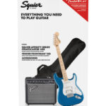 COMBO DE GUITARRA ELECTRICA AFFINITY CON AMPLIFICADOR Y ACCESORIOS (AZUL)