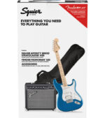 COMBO DE GUITARRA ELECTRICA AFFINITY CON AMPLIFICADOR Y ACCESORIOS (AZUL)