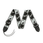 FAJA PARA GUITARRA 2'' (NEGRO CON GRIS)