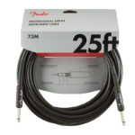 CABLE PARA INSTRUMENTO 1/4 A 1/4 25FT (NEGRO)