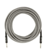 CABLE PARA INSTRUMENTO 1/4 A 1/4 25FT FORRADO (PLATEADO) - Imagen 2