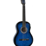 GUITARRA CLASICA 39" CON FORRO (NEGRA, AZUL)
