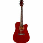 GUITARRA ELECTRO ACUSTICA 41'' CUTAWAY CON FORRO
