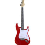 GUITARRA ELECTRICA CON FORRO (ROJA)