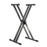 PEDESTAL DOBLE PARA TECLADO (220 LBS)