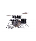 BATERIA ACUSTICA COMET CON CYMBAL Y SILLA (NEGRA) - Imagen 2