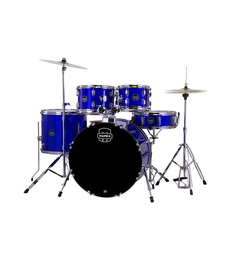 MAPEX-CM5294FTCIB BATERIA ACUSTICA COMET CON CYMBAL Y SILLA (AZUL) - Imagen 1