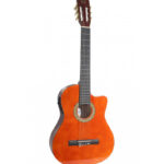 GUITARRA ELECTRO ACUSTICA 39" CUTAWAY CON FORRO