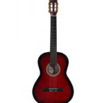 GUITARRA CLASICA 39" CON FORRO (RED SUNBURST)