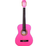 GUITARRA CLASICA 3/4 CON FORRO (ROSADA)