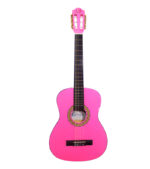 GUITARRA CLASICA 3/4 CON FORRO (ROSADA)