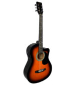 GUITARRA ELECTRO ACUSTICA 39" CON FORRO CUTAWAY (SUNBURST) - Imagen 2