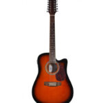 GUITARRA ELECTRO ACUSTICA 41" 12 CUERDAS CON FORRO