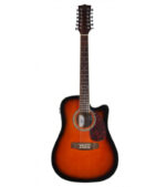 GUITARRA ELECTRO ACUSTICA 41" 12 CUERDAS CON FORRO