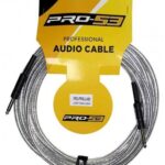 CABLE PARA INSTRUMENTO 1/4 A 1/4 25FT FORRADO (ROJO,AZUL,PLATEADO)