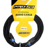 CABLE PARA BOCINA SPEAKON A SPEAKON 25FT