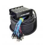 MEDUZA 12 XLR-4 XLR RETORNOS 100FT CONECTORES NEUTRIK