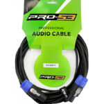 CABLE PARA BOCINA SPEAKON A SPEAKON 25FT