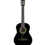 GUITARRA CLÁSICA 4/4 CON FORRO (NEGRA)