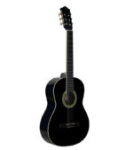 GUITARRA CLÁSICA 4/4 CON FORRO (NEGRA) - Imagen 2