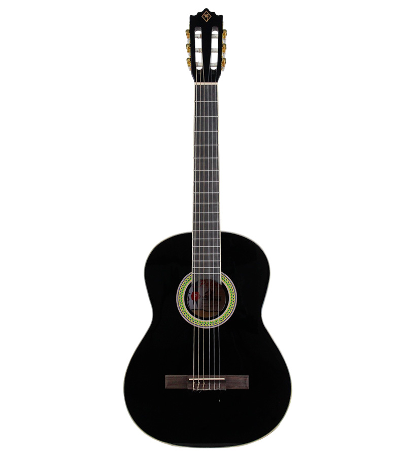 PAL-PC14-BK GUITARRA CLÁSICA 4/4 CON FORRO (NEGRA) - Imagen 1